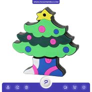 فلش مموری عروسکی کینگ فست مدل CR-12 طرح درخت کریسمس